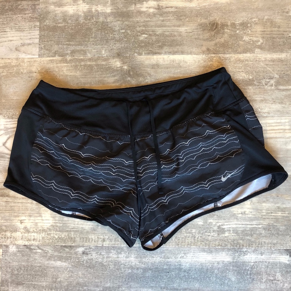 Nike Athletic Shorts Black (size M) Dry Fit